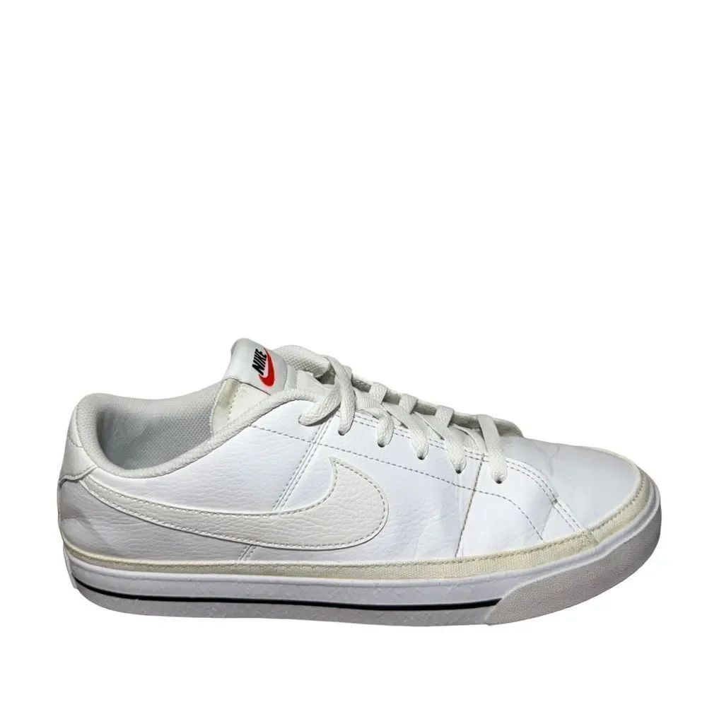 Nike men’s White and Gray Casual Sneakers size 10.5